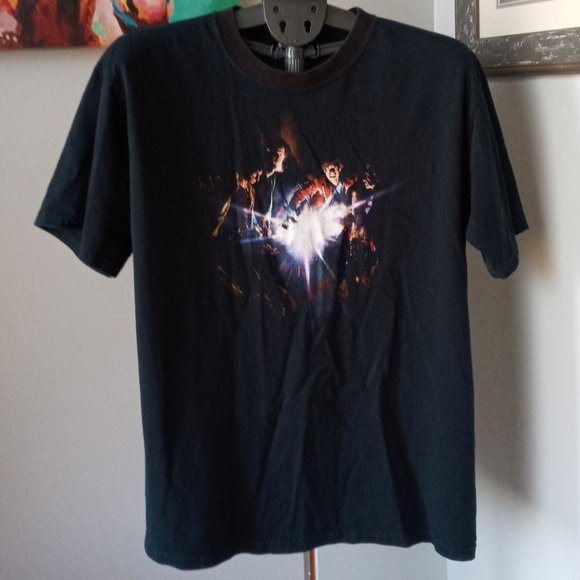 Rolling Stones “A Bigger Bang” concert Tour Black T-Shirt 2005 Large - Picture 1 of 9